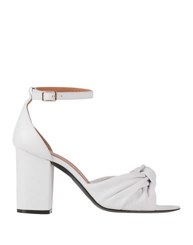 Shop Via Roma 15 Woman Sandals White Size 7 Leather