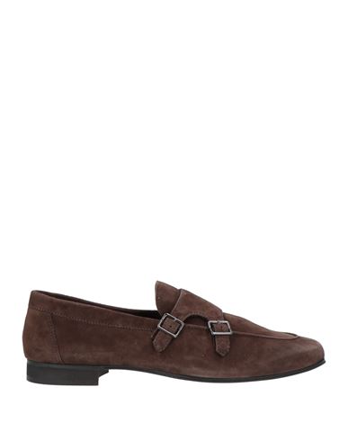 Albusceri Man Loafers Dark Brown Size 10 Leather