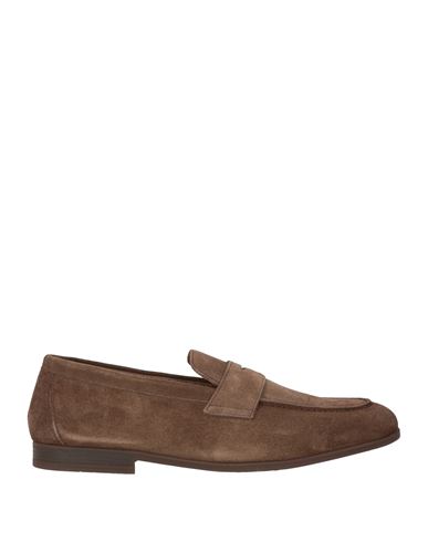Doucal's Nottingham Penny Slot Loafers In Beige