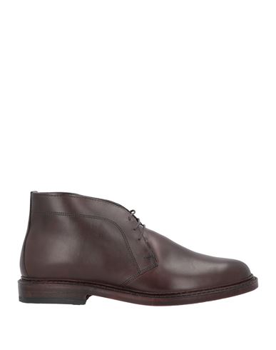 Shop Allen Edmonds Man Ankle Boots Dark Brown Size 11 Leather