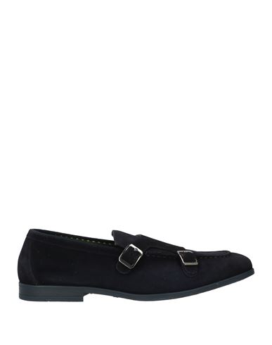 DOUCAL'S DOUCAL'S MAN LOAFERS MIDNIGHT BLUE SIZE 9 LEATHER