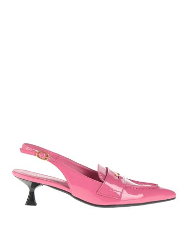 Ovyè Ovyé Woman Pumps Fuchsia Size 8 Leather In Pink