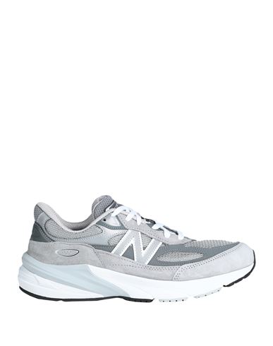 Shop New Balance 990 Man Sneakers Grey Size 9.5 Leather, Textile Fibers