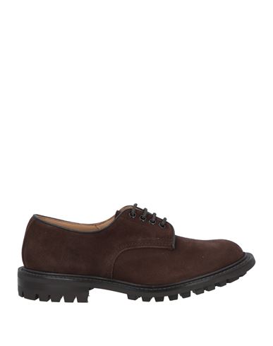 Tricker's Man Lace-up Shoes Dark Brown Size 8 Leather