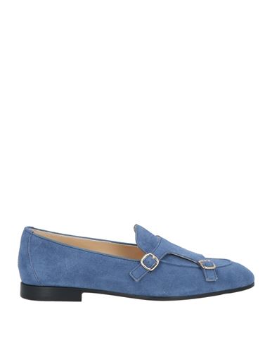 Doucal's Woman Loafers Slate Blue Size 5 Leather