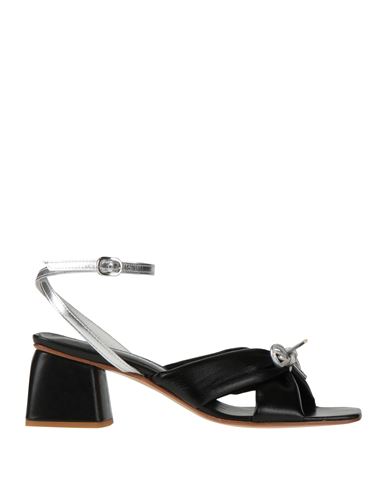 Giancarlo Paoli Woman Sandals Black Size 9 Leather