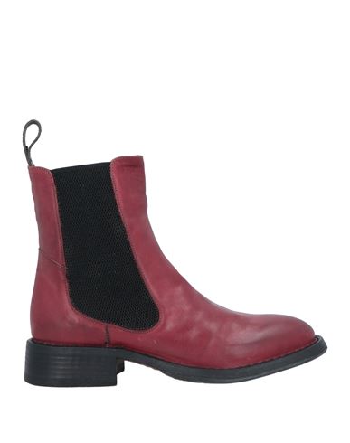 FIORENTINI + BAKER FIORENTINI+BAKER WOMAN ANKLE BOOTS BURGUNDY SIZE 8 LEATHER