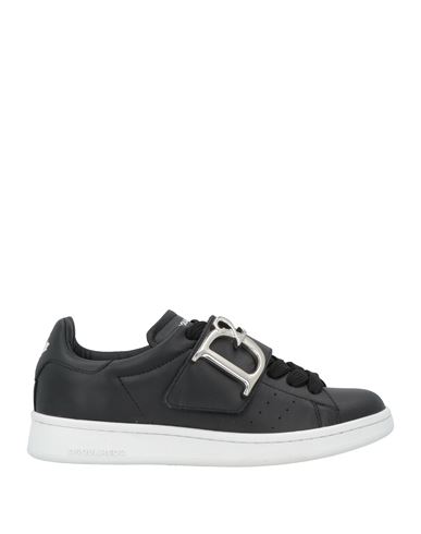 Shop Dsquared2 Woman Sneakers Black Size 8 Leather