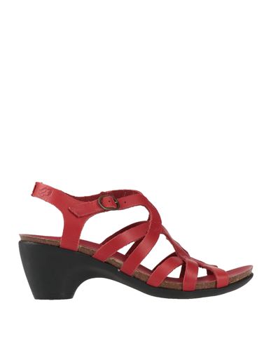 Loints Of Holland Woman Sandals Red Size 11 Leather