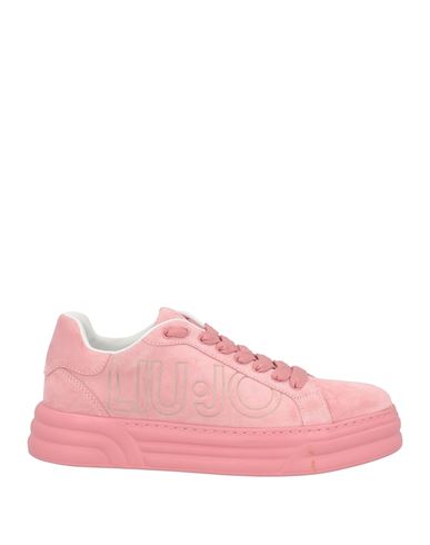 Liu •jo Woman Sneakers Pink Size 6 Cow Leather In Pink