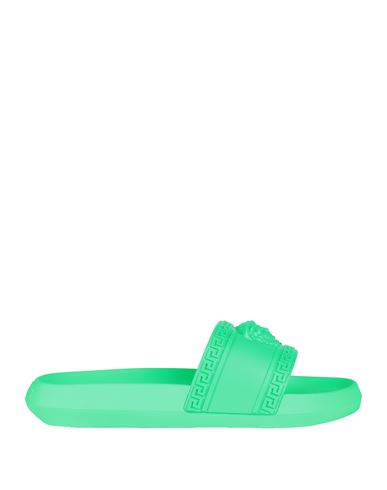Shop Versace Man Sandals Green Size 8 Rubber