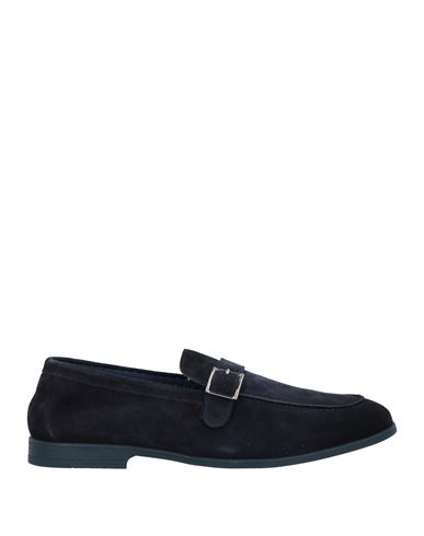 Doucal's Man Loafers Midnight Blue Size 8.5 Leather