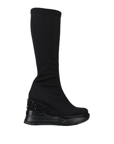 Rucoline Woman Boot Black Size 7 Polyester, Polyamide, Elastane