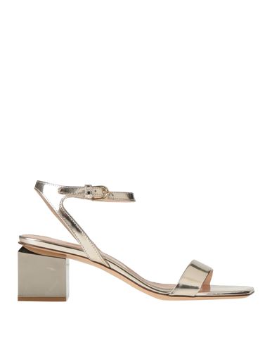Agl Attilio Giusti Leombruni Agl Woman Sandals Platinum Size 9.5 Leather In Grey