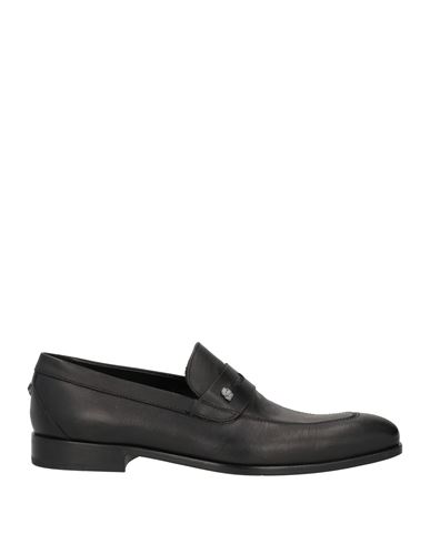 Shop Karl Lagerfeld Man Loafers Black Size 8 Leather
