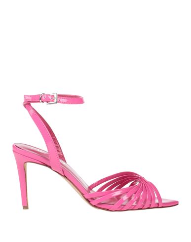 Shop Ncub Woman Sandals Fuchsia Size 7 Textile Fibers In Pink