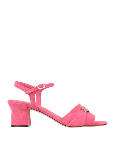 Ferragamo Woman Sandals Fuchsia Size 8 Leather In Pink