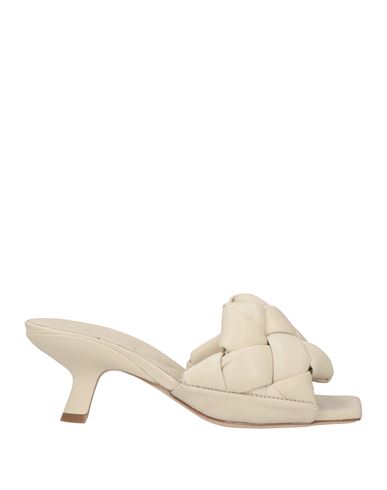 Vic Matie Vic Matiē Woman Sandals Ivory Size 8 Leather In White