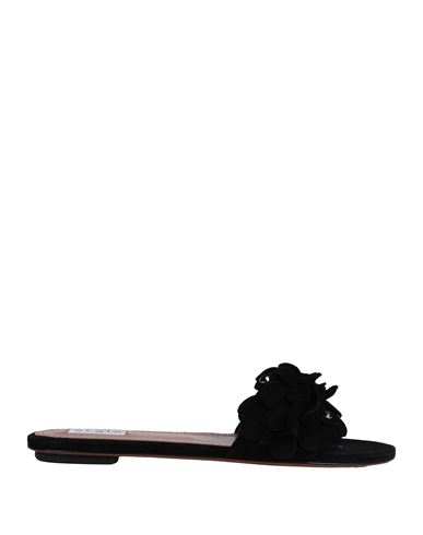 Shop Alaïa Woman Sandals Black Size 9 Leather