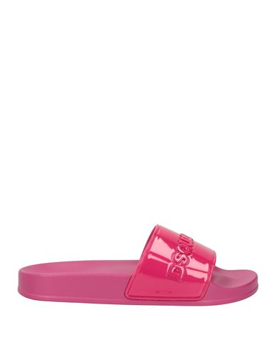 Dsquared2 Woman Sandals Magenta Size 9 Rubber