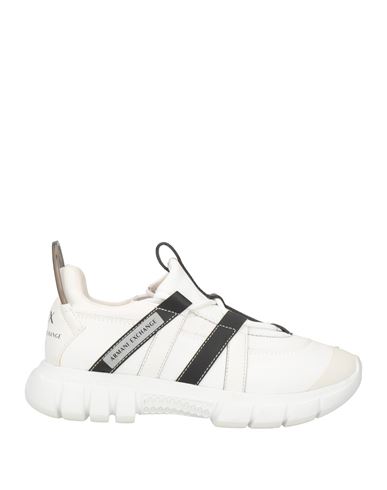 Armani Exchange Woman Sneakers White Size 8.5 Leather