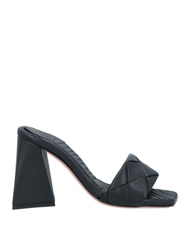 G.p. Per Noy Bologna G. P. Per Noy Bologna Woman Sandals Black Size 10 Leather