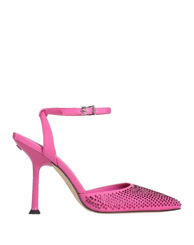 Michael Michael Kors Woman Pumps Magenta Size 9.5 Textile Fibers In Magenta