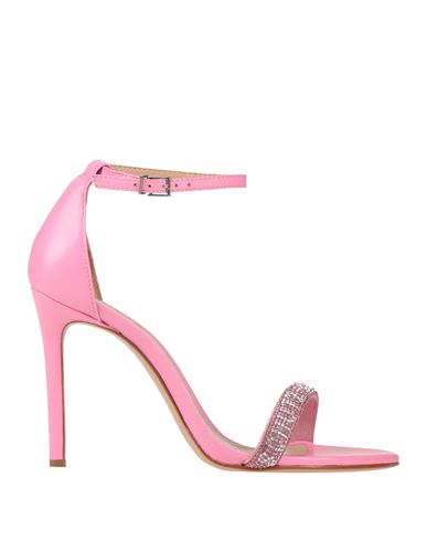 Schutz Woman Sandals Pink Size 9 Leather