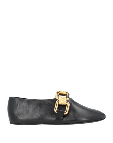 Jil Sander Woman Loafers Black Size 7.5 Leather