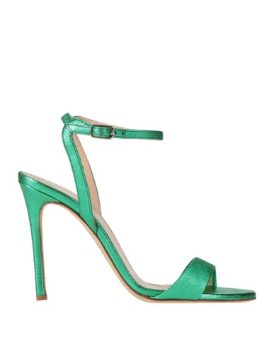 The Seller Woman Sandals Green Size 10 Leather