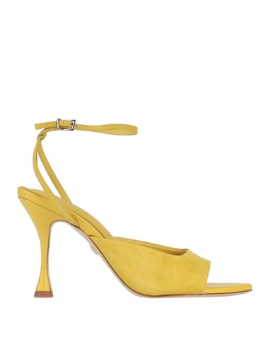 Shop Lola Cruz Woman Sandals Yellow Size 9 Leather