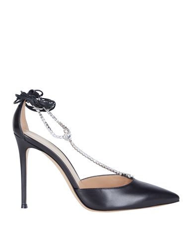 Gianvito Rossi Woman Pumps Black Size 8 Leather In Black