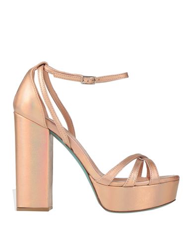 Fratelli Russo Woman Sandals Rose Gold Size 9 Leather