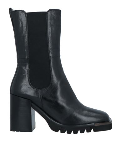 Shop Bruno Premi Woman Ankle Boots Black Size 8 Leather, Textile Fibers