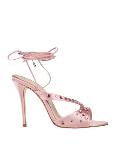 Alessandra Rich Woman Sandals Light Pink Size 10 Textile Fibers