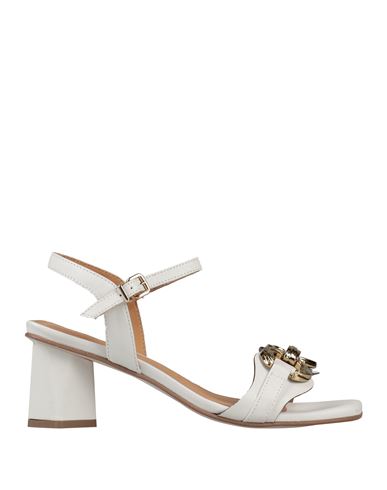 Pedro Miralles Woman Sandals White Size 7 Leather