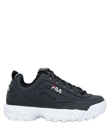 Fila Woman Sneakers Black Size 9.5 Textile Fibers