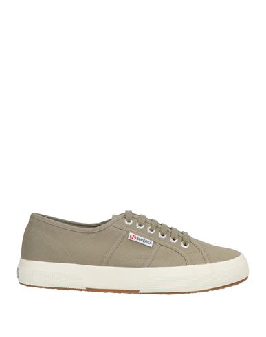 Superga Man Sneakers Sage Green Size 9 Cotton In Green