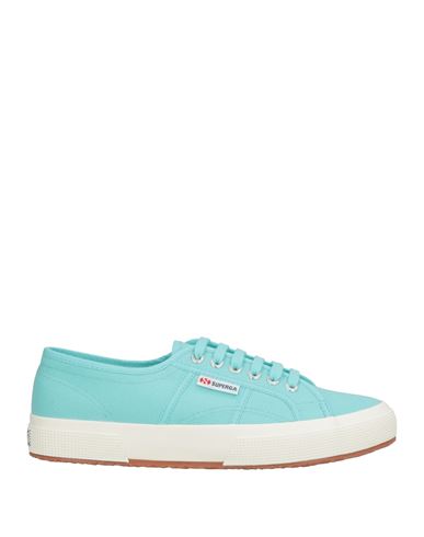 Superga Man Sneakers Sky Blue Size 8 Textile Fibers In Blue