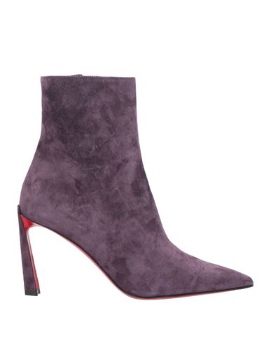 Christian Louboutin Woman Ankle Boots Purple Size 8 Leather