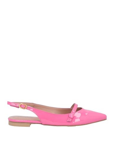 Annaëlle Woman Ballet Flats Fuchsia Size 7 Leather In Pink