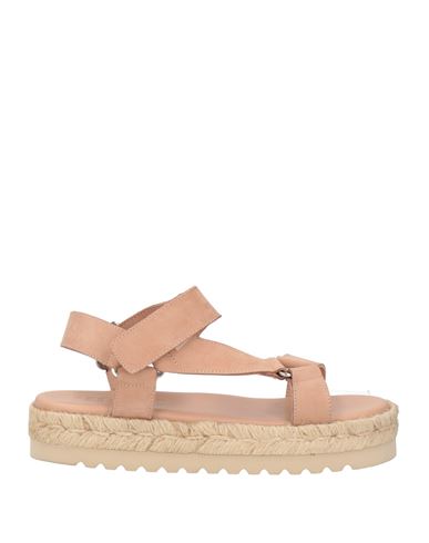 Peserico Woman Espadrilles Blush Size 10 Leather In Pink