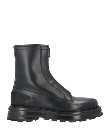Jil Sander Man Ankle Boots Black Size 11 Leather