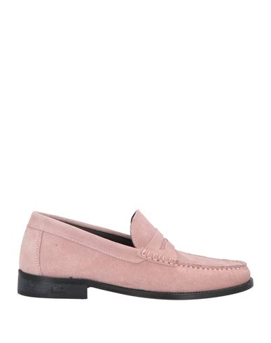 Shop Grey Daniele Alessandrini Man Loafers Pastel Pink Size 7 Leather