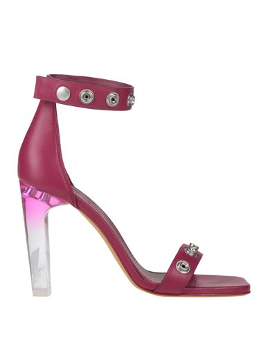 Rick Owens Woman Sandals Garnet Size 8 Leather In Red