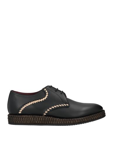 Dolce & Gabbana Man Lace-up Shoes Black Size 8 Leather