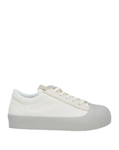 Vic Matie Vic Matiē Man Sneakers Ivory Size 8 Textile Fibers In White