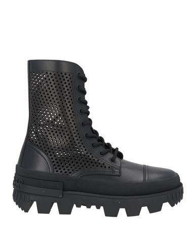Shop Moncler Woman Ankle Boots Black Size 8 Leather