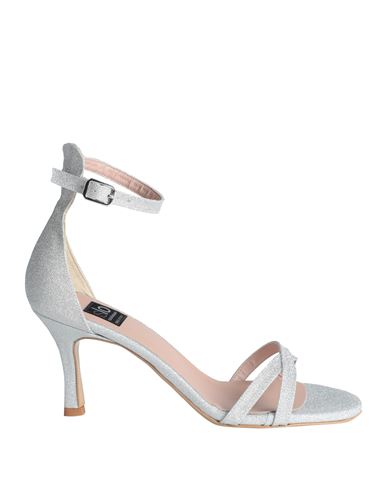 Islo Isabella Lorusso Woman Sandals Silver Size 8 Textile Fibers