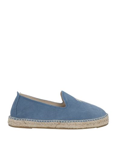 Manebi Manebí Man Espadrilles Pastel Blue Size 9 Soft Leather In Blue